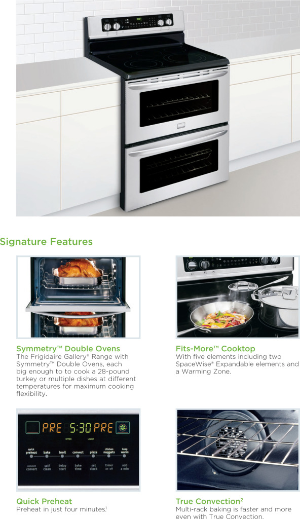 Frigidaire Double Oven